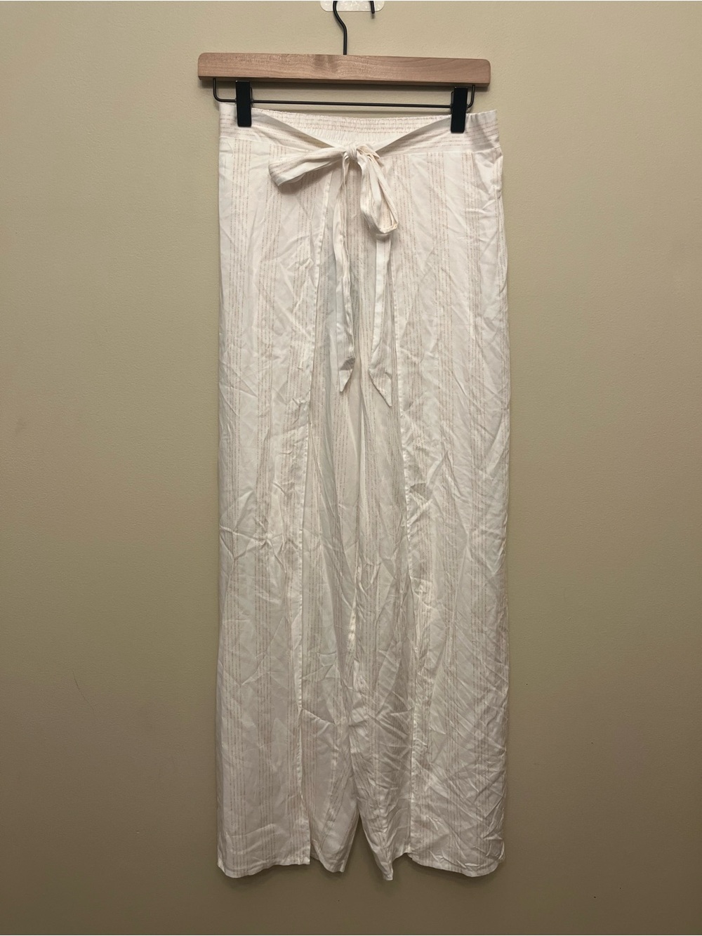 NWT Summersalt Eco Voile Wrap Pants Women's Size XS Wide Leg Pull On